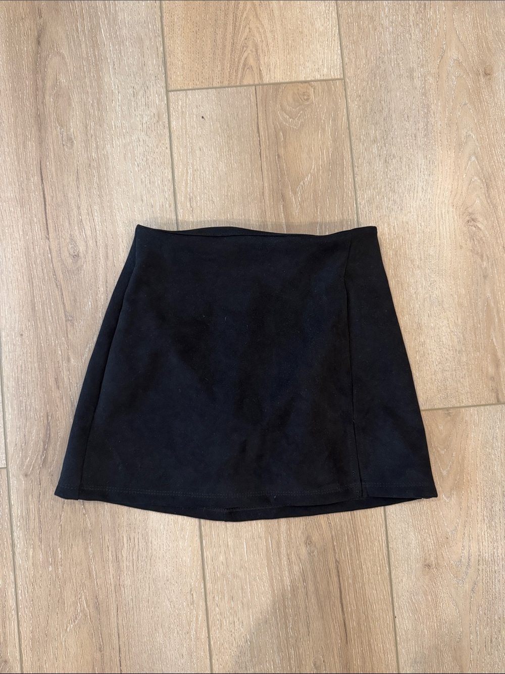 Altar'd State Black A-Line Mini Skirt